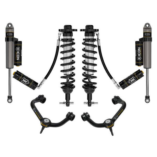 ICON K93124T Stage 4 Suspension System Tubular UCA Ford F150 2WD 0-3" Lift