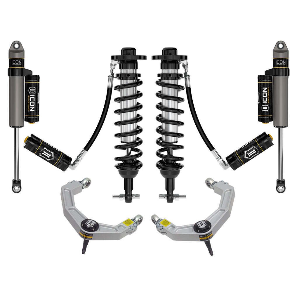 ICON K93124 Stage 4 Suspension System Billet UCA Ford F150 2WD 0-3" Lift