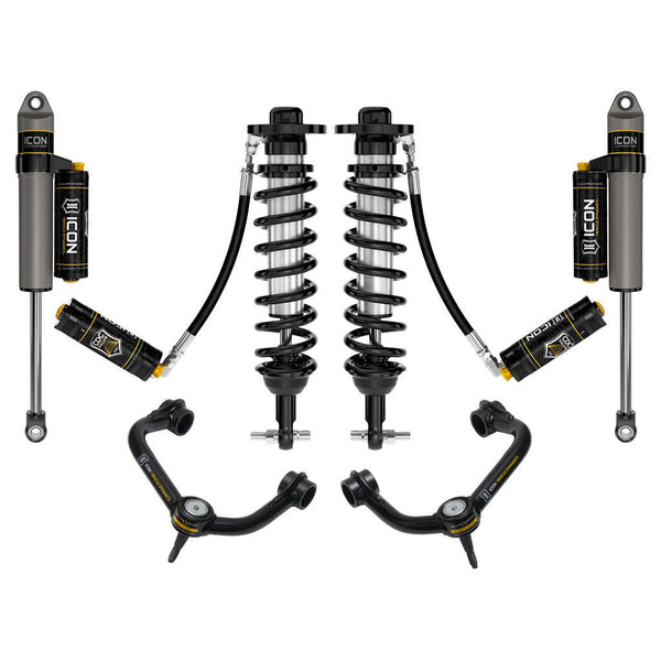 ICON K93125T Stage 5 Suspension System Tubular UCA Ford F150 2WD 0-3" Lift