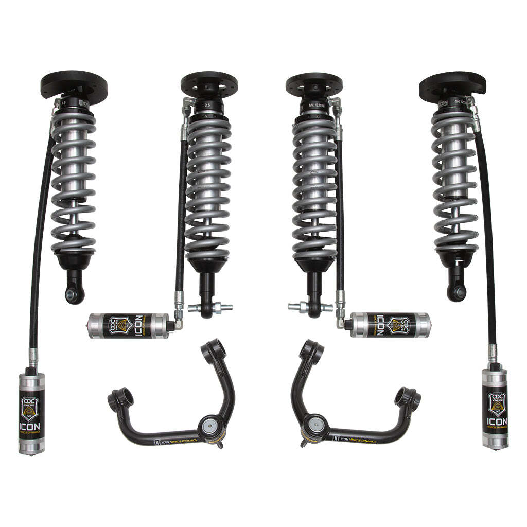 ICON K93302T Stage 2 System w/Tubular UCA Ford Expedition 4WD .75-2.25" Lift