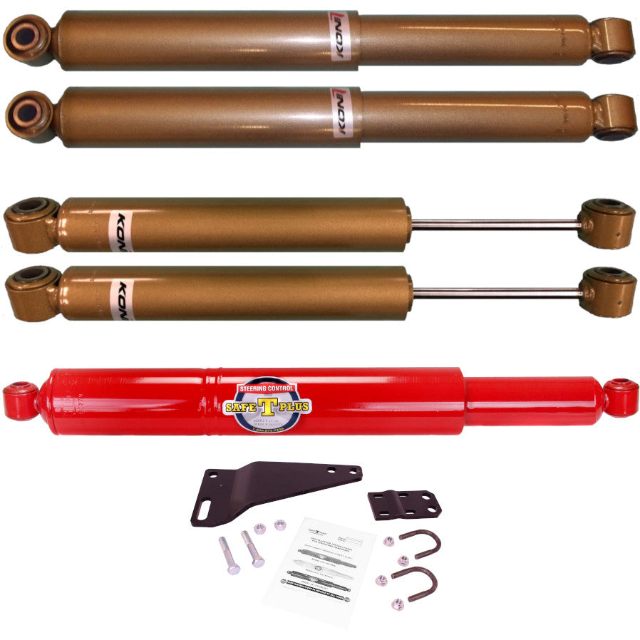 Koni FSD 4 Shock & Safe T Plus Steering Stabilizer Kit Ford 53 GVWR 16 ShockWarehouse