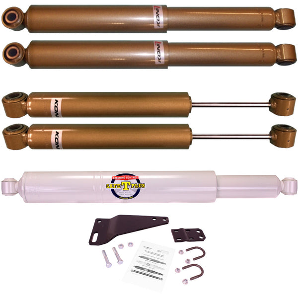 Koni FSD 4 Shock & Safe T Plus Steering Stabilizer Kit Ford 53 GVWR 18-22K