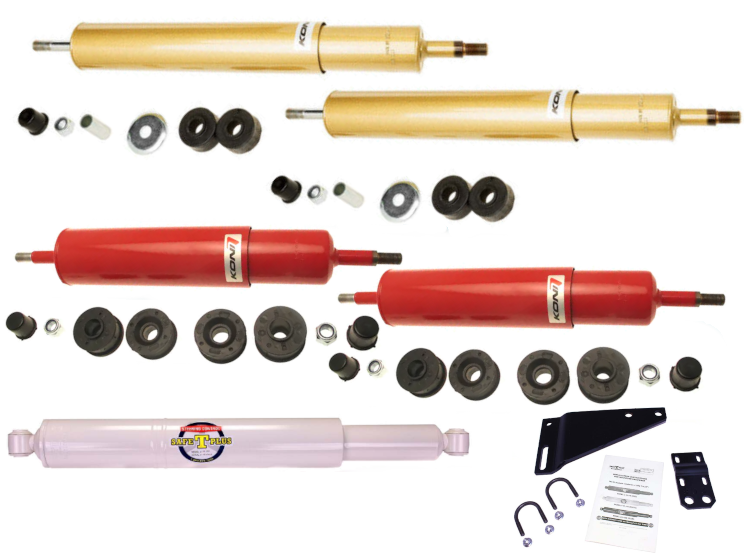 KONI FSD/EVO 4 RV Shock & Safe T Plus Steering Stabilizer Chevy Kodiak Chassis 19K Rear Axle