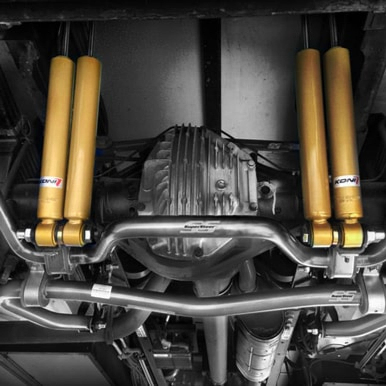 SuperSteer SS2426R Rear Quad Shock Kit Ford F53 V10 2426K ShockWarehouse