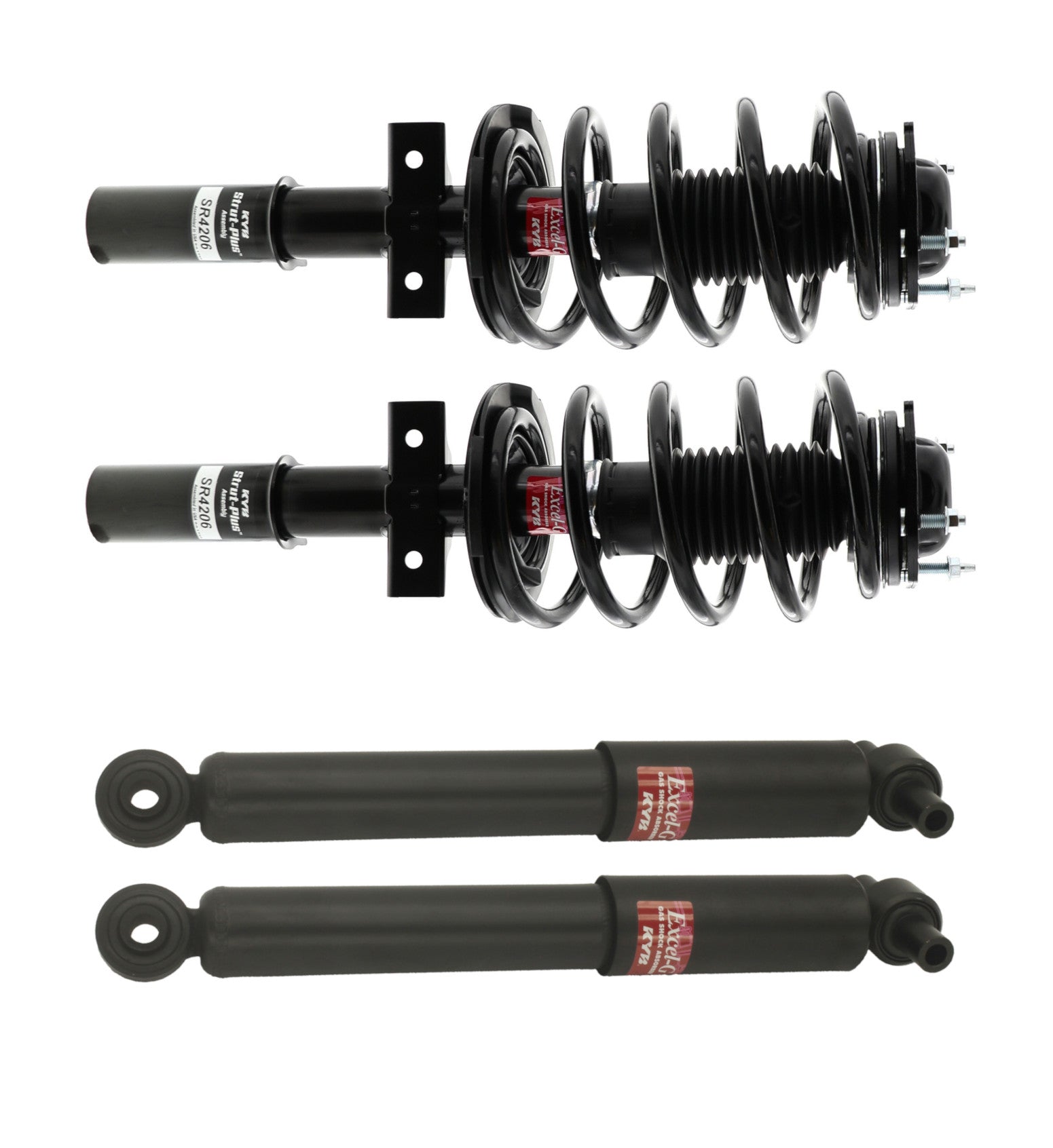 KYB Strut-Plus Front and Excel-G Rear Kit SR4206, 349125
