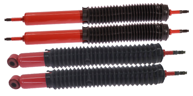 Lexus LX450, Toyota Land Cruiser KYB Front and Rear MonoMax Shock Absorbers Set