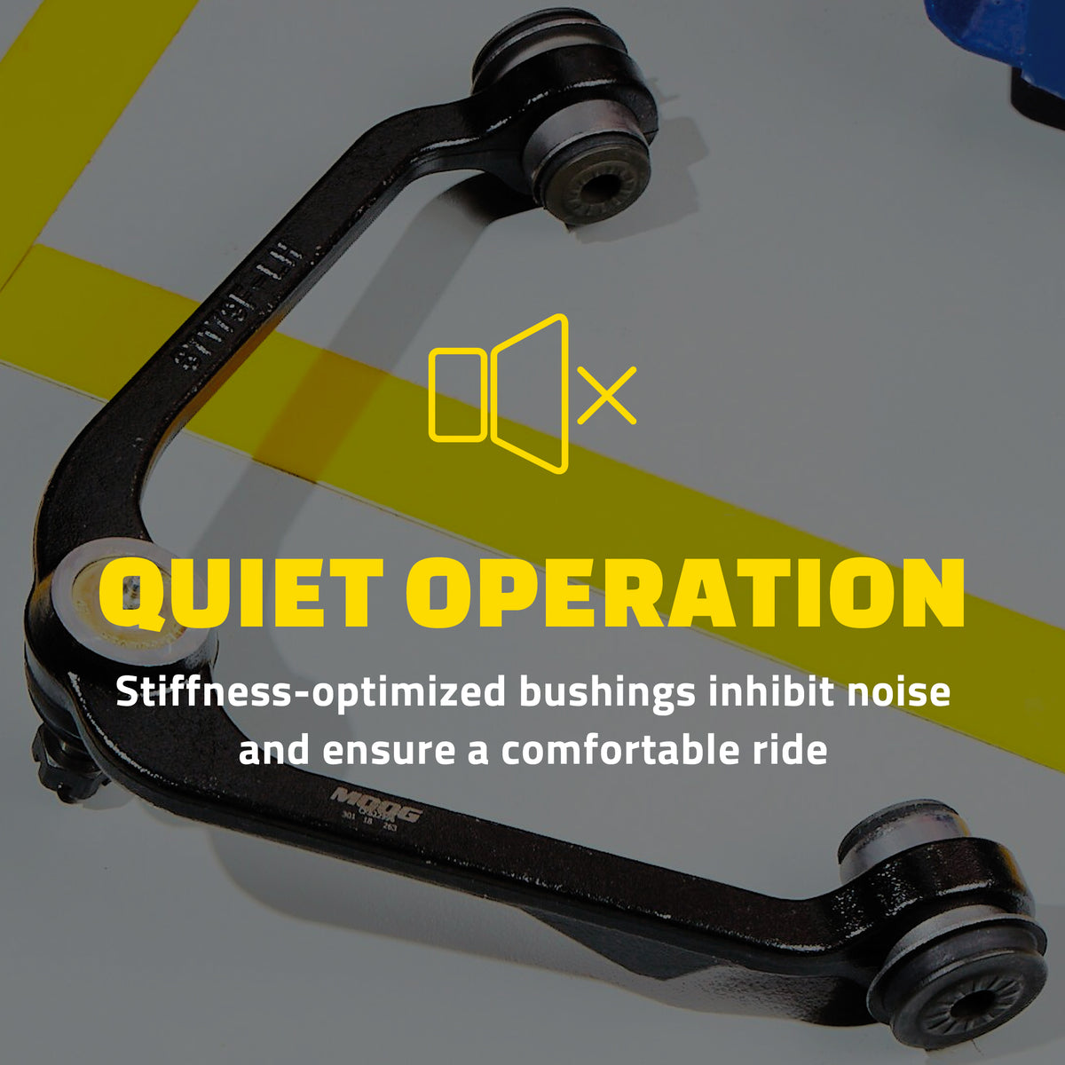 MOOG CK623263 Front Right Lower Control Arm and Ball Joint Assembly for Toyota Tacoma