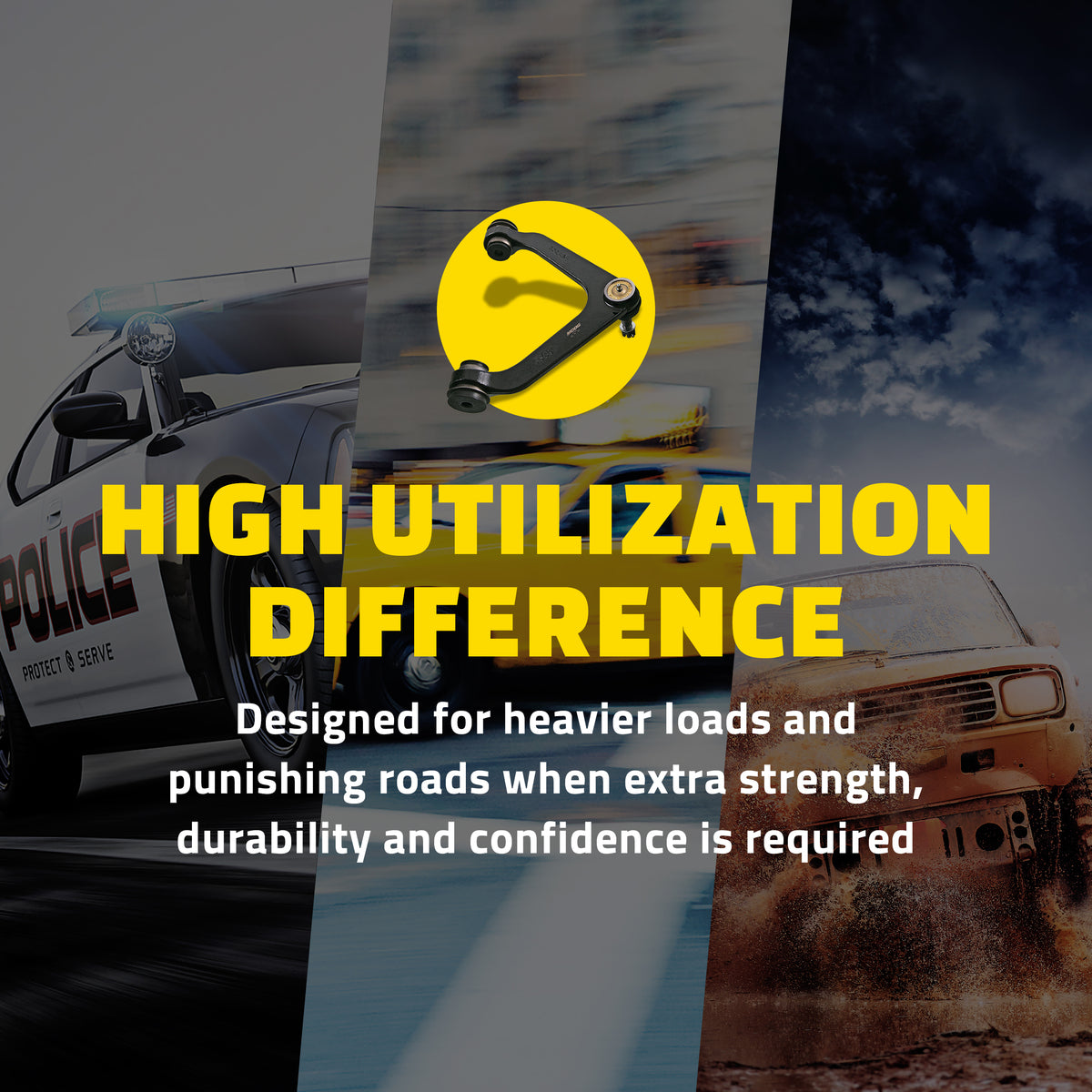 MOOG CK623125 Front Left Upper Control Arm and Ball Joint Assembly for Chevrolet Silverado 1500