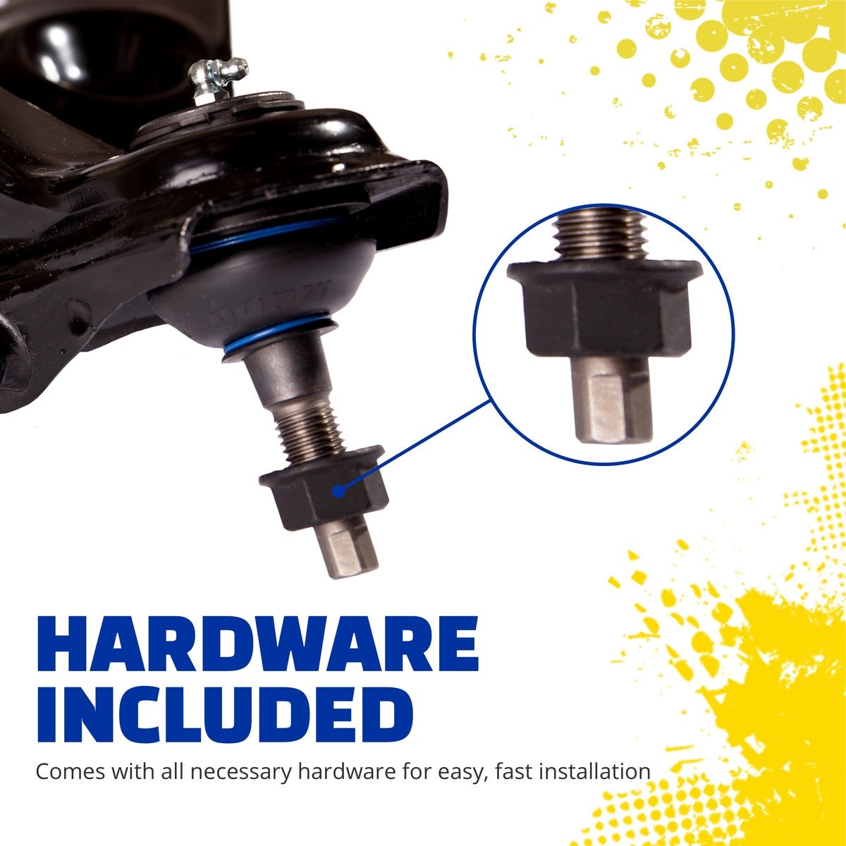 MOOG RK623746 Front Right Lower Control Arm and Ball Joint Assembly for Hyundai Tucson