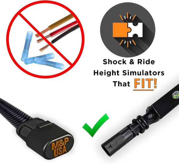 M&P USA GM MagneRide Shock & Ride Height Bypass/Delete Kit MPUSA107 Compatible with 2013-2020 Cadillac, Chevrolet & GMC