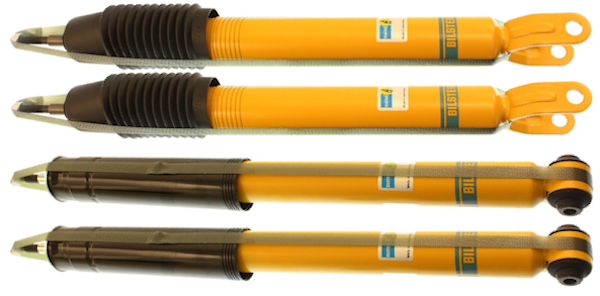 Mercedes-Benz E320, E350 Bilstein Front and Rear 4600 Heavy Duty (B6) Shock Absorbers Set