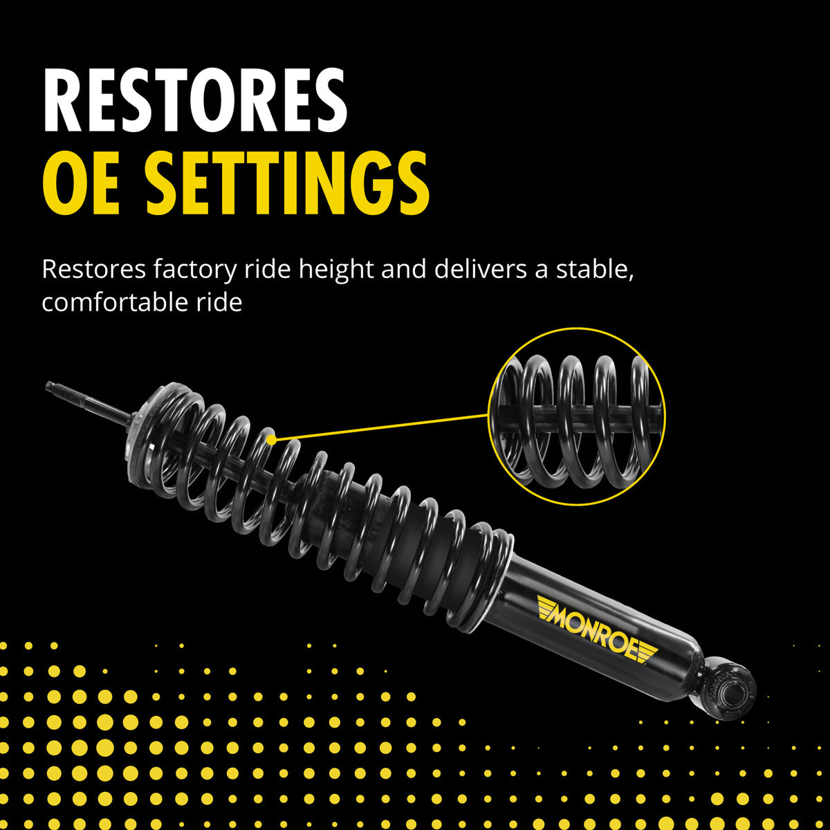 Monroe 90032C2 Front Left Air Spring to Coil Spring Conversion Kit