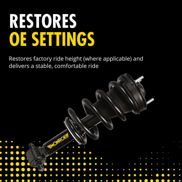 Monroe 90031C1 Front Right Active to Passive Suspension Conversion Kit