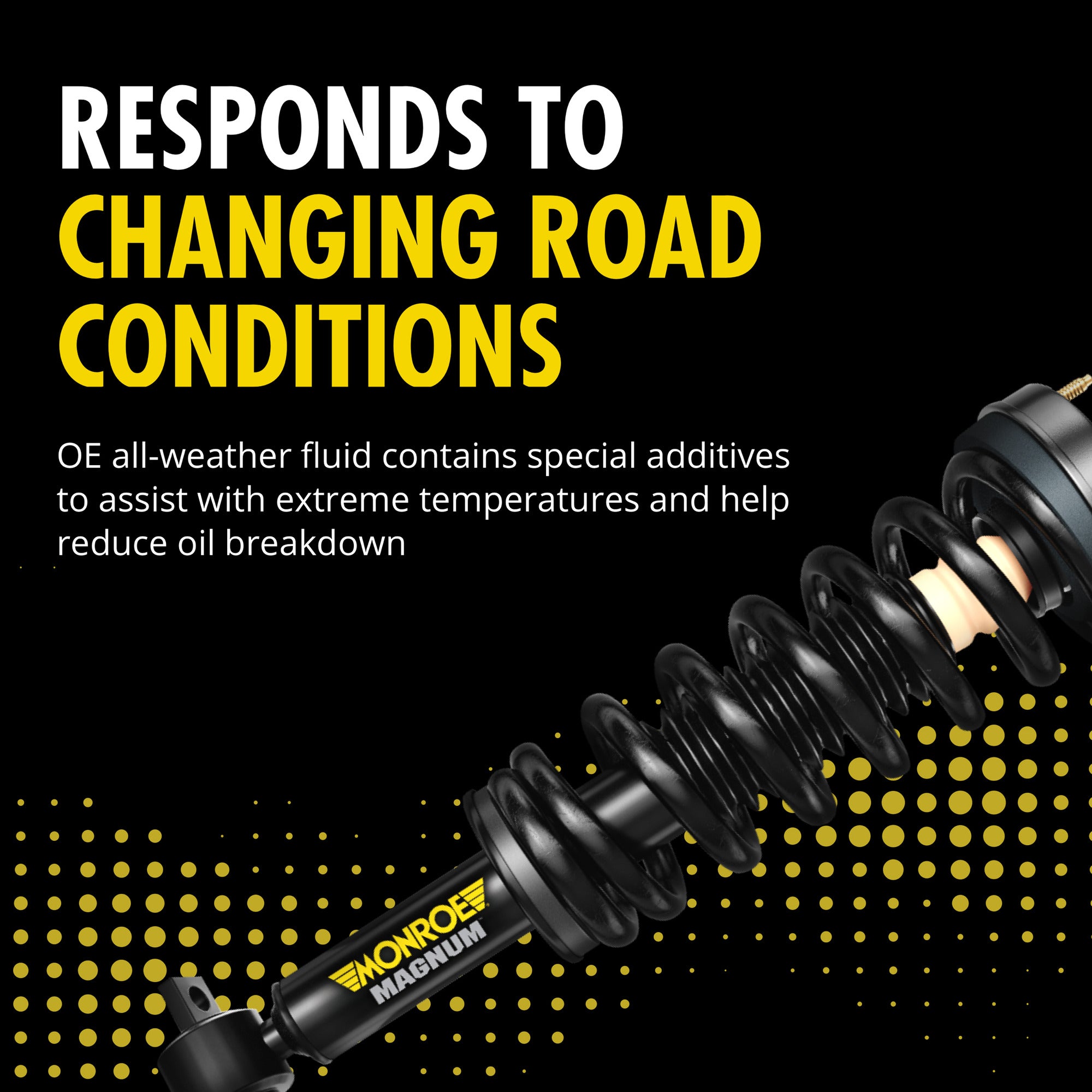 Monroe 153004 Front Magnum Loaded Complete Strut Assembly Nissan NV1500, NV2500, NV3500