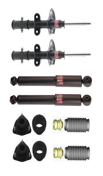Dodge Grand Caravan, Ram C/V KYB Excel-G Front and Rear Complete Kit