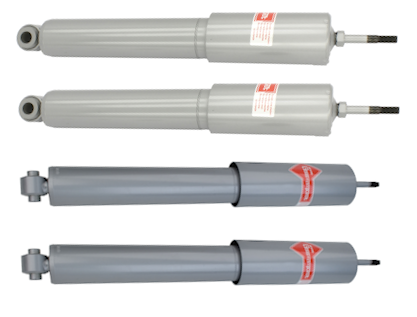 Ford E40-E-450,  E-350 Econoline, E-350 Econoline Club Wagon  Front and Rear Gas-a-Just Shock Absorbers Set