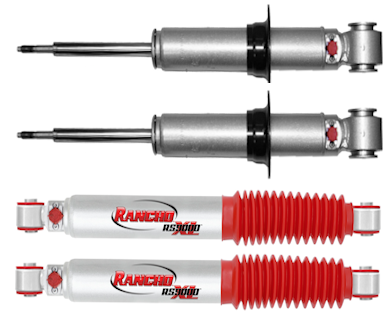 Ford F-150 (4WD) Rancho  RS9000XL Complete Set Front Struts and Rear Shocks