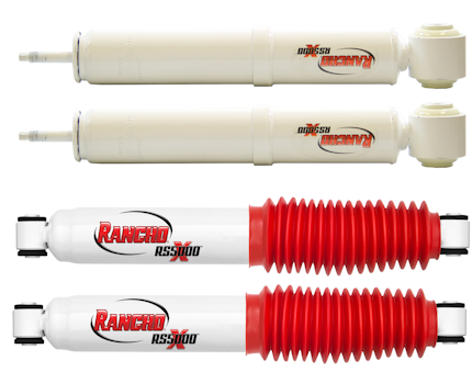 Ford F-150 (4WD) Rancho RS5000X  Complete Set Front Struts and Rear Shocks