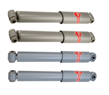 W150 KYB Complete Set Front and Rear Gas-a-Just Shock Absorbers