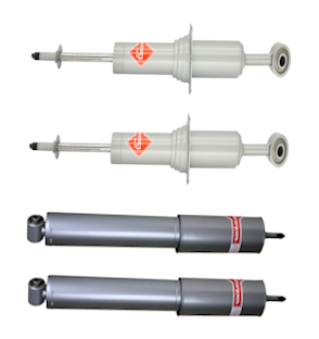 Toyota Tacoma KYB Complete Set Gas-a-Just Front Struts and Rear Shocks