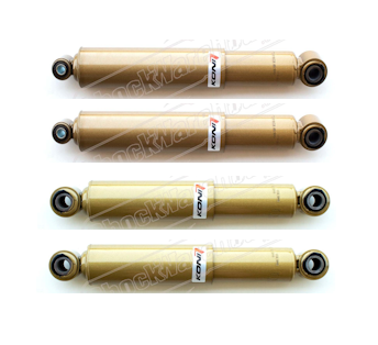 Freightliner X-Line Diesel Pusher Air Suspension Chassis KONI Complete Set Front and Rear FSD Shocks