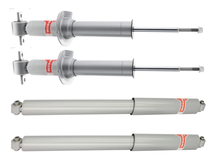 2018 Ford F-150 (RWD) KYB Gas-a-Just Front Strut and Rear Shock Absorbers Set