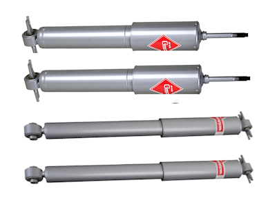 Chevrolet Express 2500 (RWD) Gas-a-just Front and Rear Shock Absorbers Set