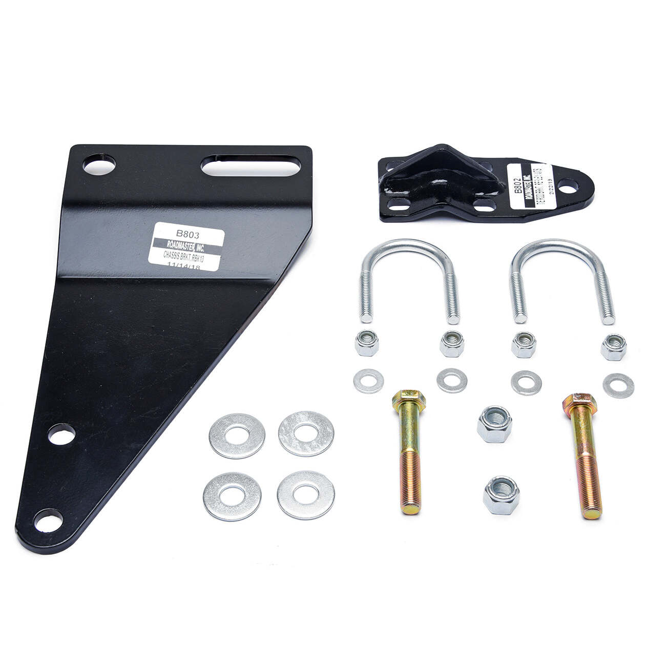Roadmaster 524438-4 Tow Bar Bracket Kit – For 2014 Ford Fiesta (EZ4 Series, Removable Front Braces)