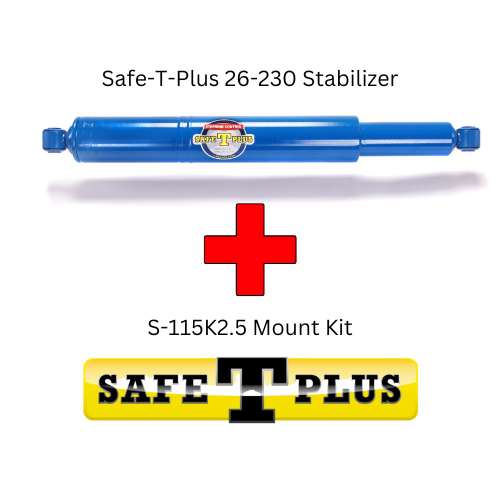 SafeTPlus 26230 Stabilizer and S115K2.5 Mount Kit ShockWarehouse