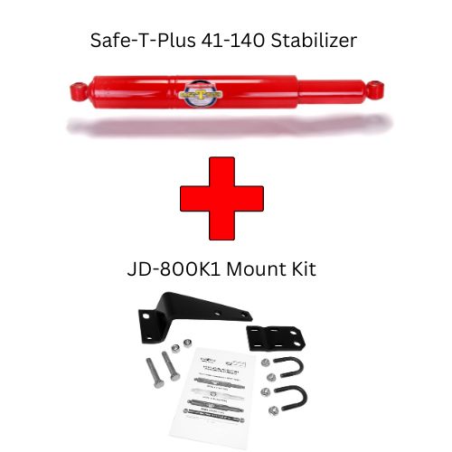 SafeTPlus 41140 Stabilizer and JD800K1 Mount Kit ShockWarehouse