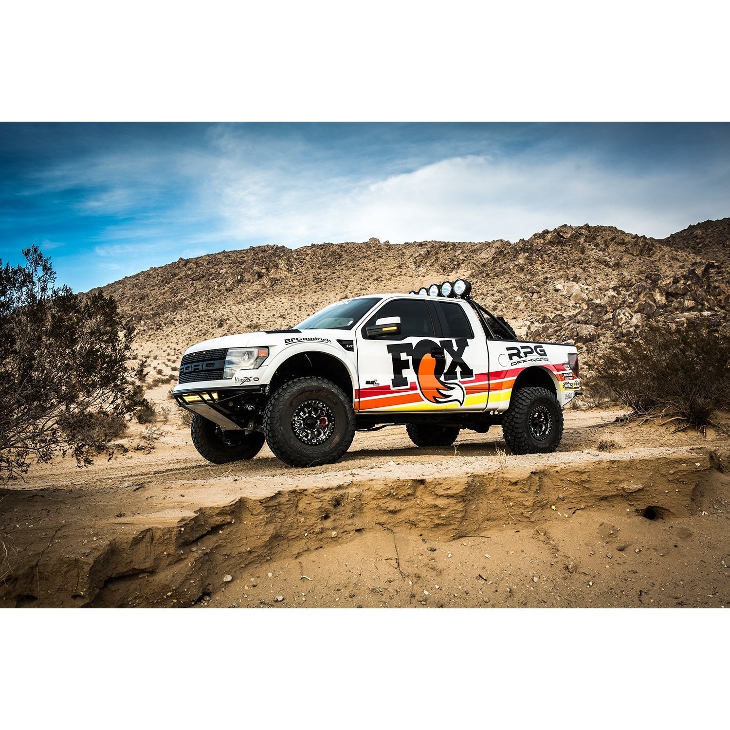 FOX 883-02-047 Rear 3.0 Factory Series Bypass Reservoir Ford Raptor 4WD 0-1 Inch Lift