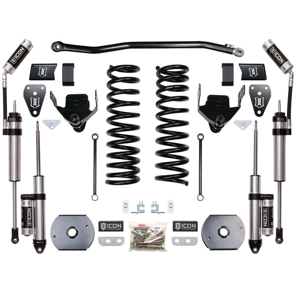 ICON K214522A Stage 2 Suspension System w/ OEM Air Ride Ram 2500 4WD 4.5" Lift