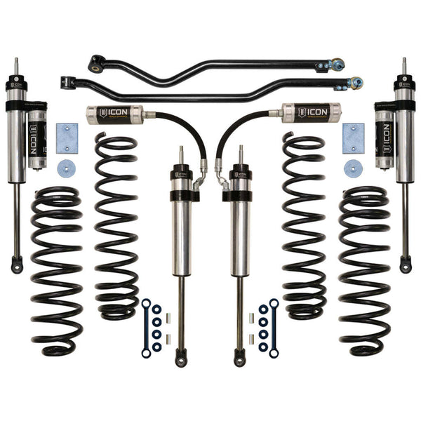 ICON K22004 Stage 4 Suspension System Jeep JK Wrangler 3" Lift