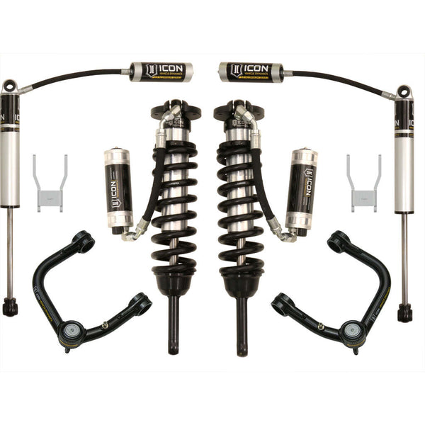 ICON K53140T Stage 5 Suspension System Tubular UCA Toyota Hilux 0-3" Lift