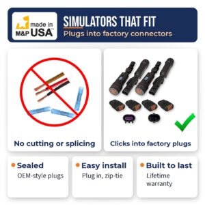 M&P USA GM MagneRide Z95 2-Axle Shock & Ride Height Bypass/Delete Kit for 2013-2019 Cadillac, Chevrolet & GMC