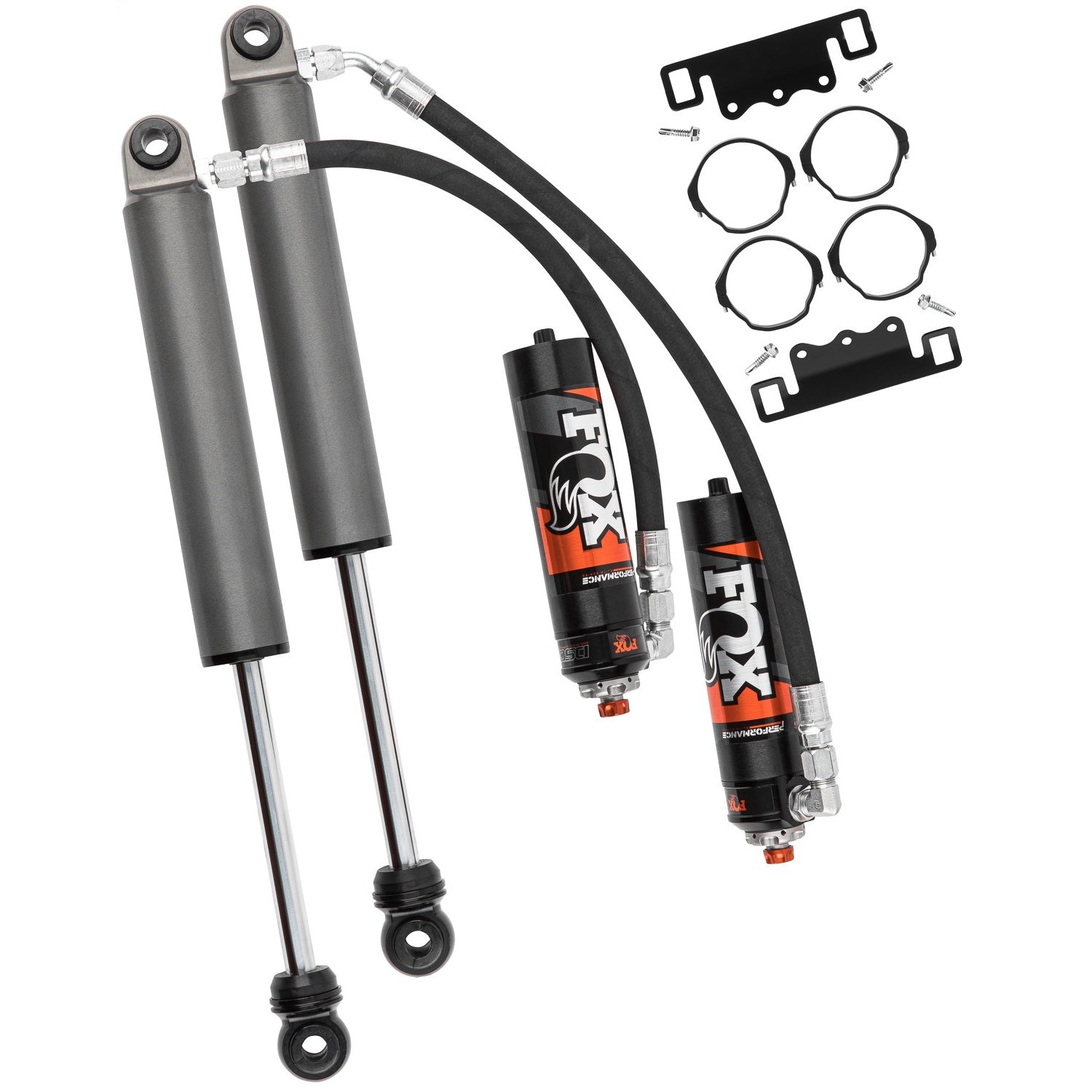 FOX 883-26-087 Rear Performance Elite Series 2.5 Reservoir Shock (Pair) - Adjustable GM 1500 Non-TB/Non-AT4 2.5-4" Lift, TB/AT4 0-2" Lift