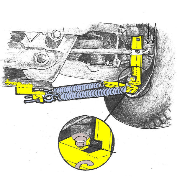 Steer Safe Steering Stabilizer for Sprinter 3500 2008 & Up