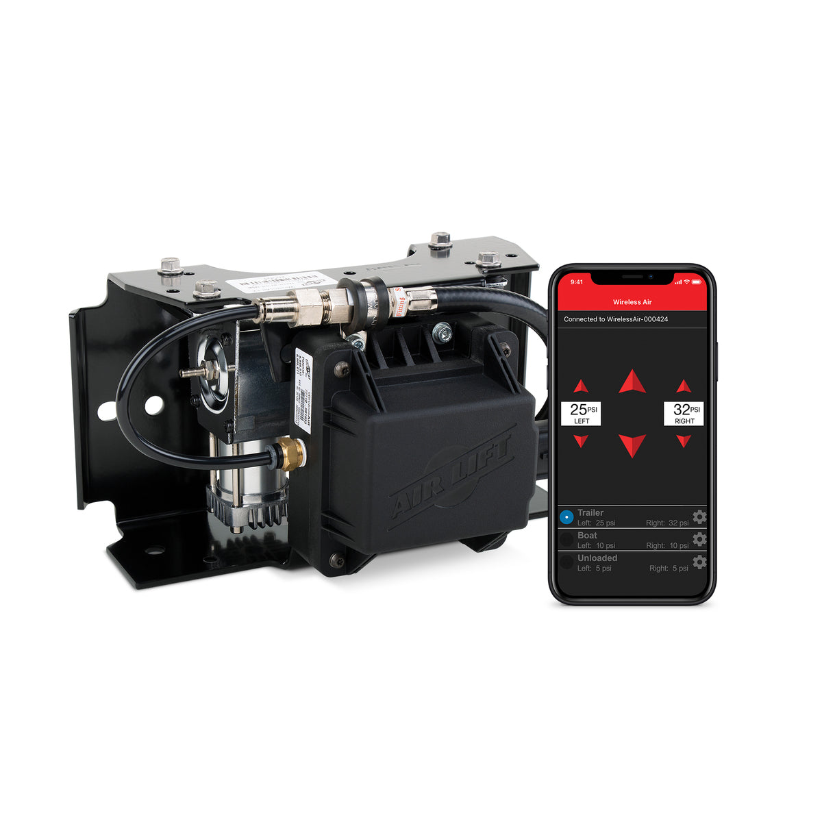 Air Lift 73000EZ WirelessAir Control System App Only, No Controller with EZ Mount