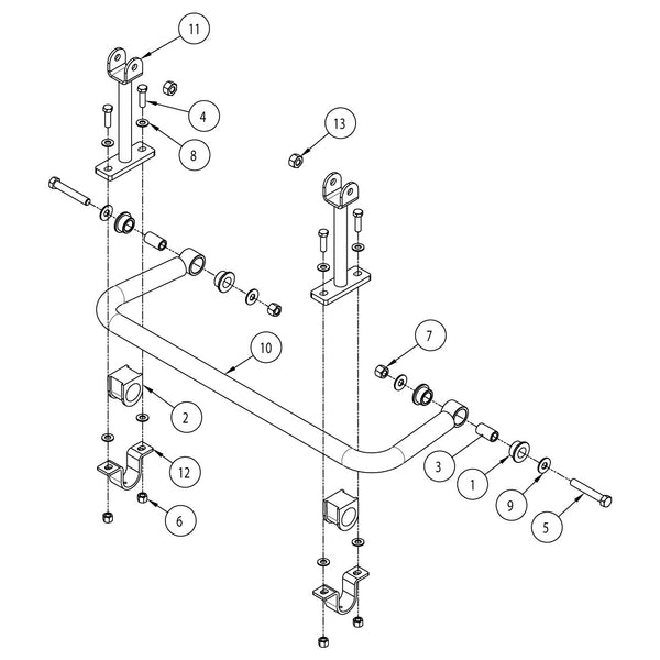 Roadmaster 1209-142 Front Sway Bar