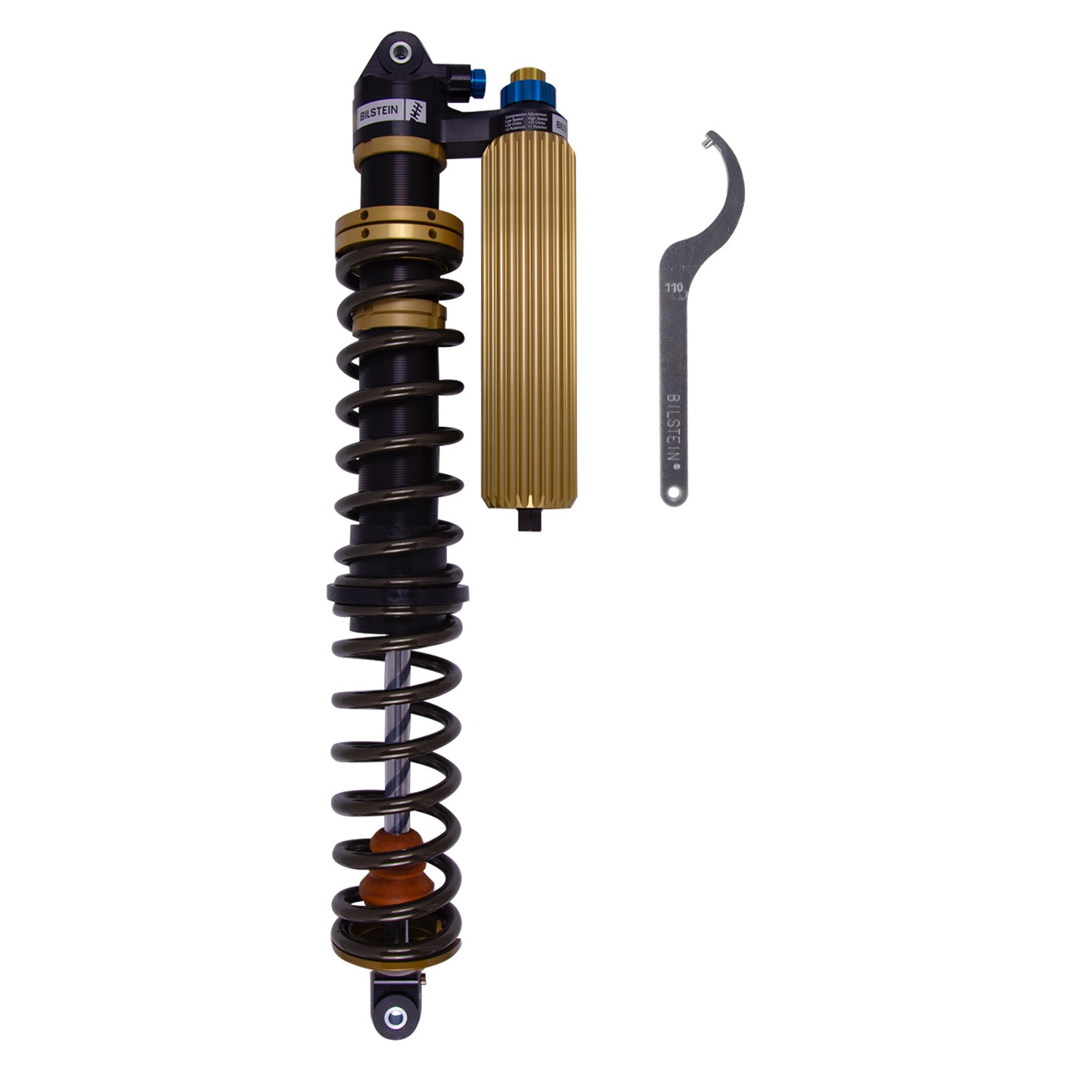 Bilstein 41-338117 Front Left Black Hawk Powersports Shock and Coil Spring Assembly Can-Am Maverick X3 Max RS Turbo