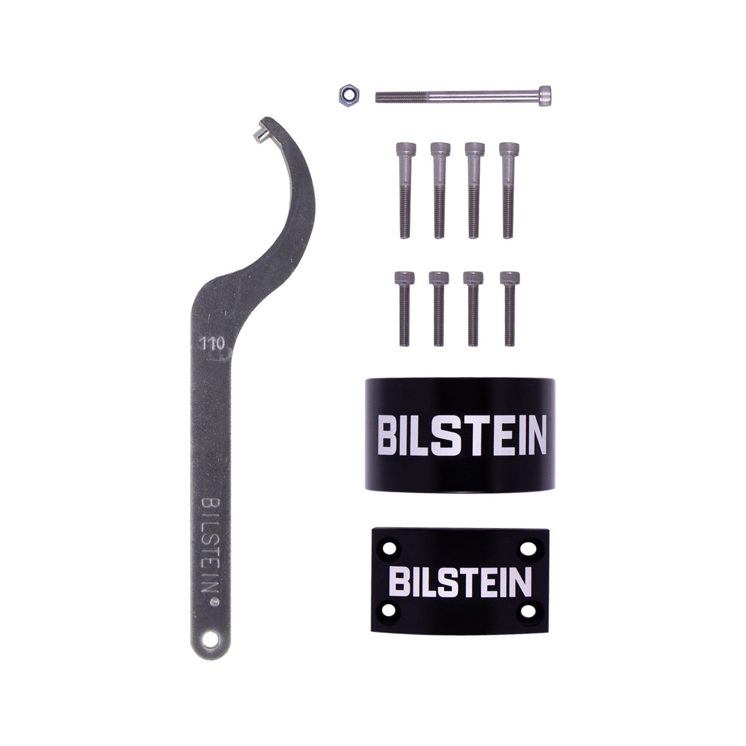 Bilstein 41-338131 Rear Left Black Hawk Powersports Shock and Coil Spring Assembly Can-Am Maverick X3 Max RS Turbo