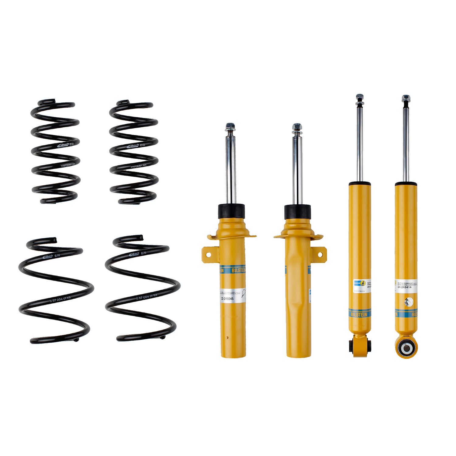 Bilstein 46-257482 Front and Rear B12 (Pro-Kit) Suspension Kit Mini Cooper
