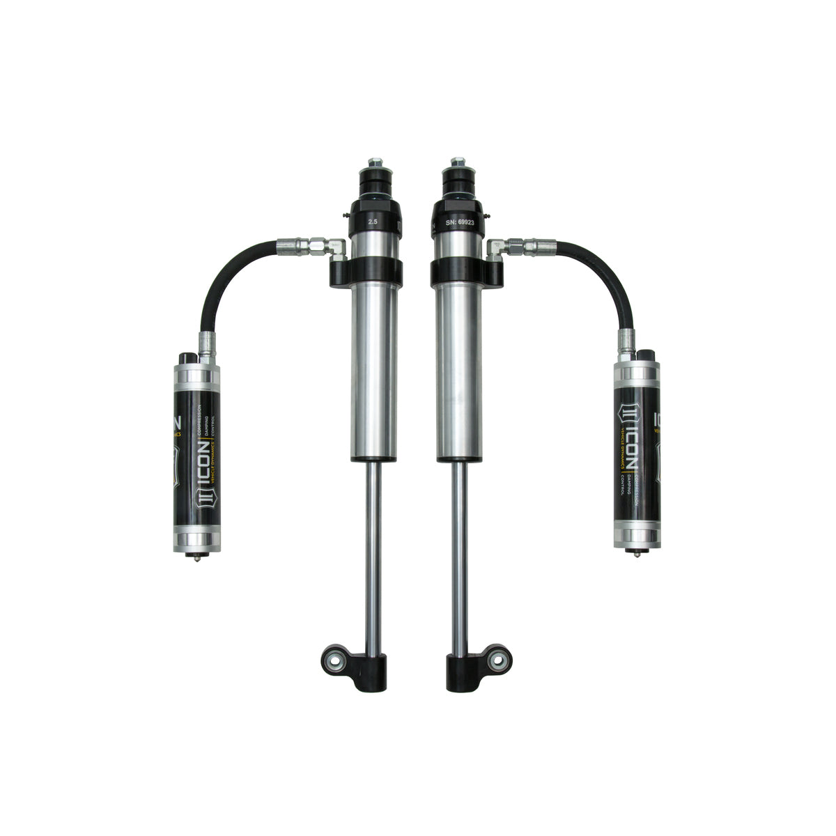 ICON 57826CP Toyota Tacoma Rear 2.5 RTX Omega RR/CDCV Shocks Pair