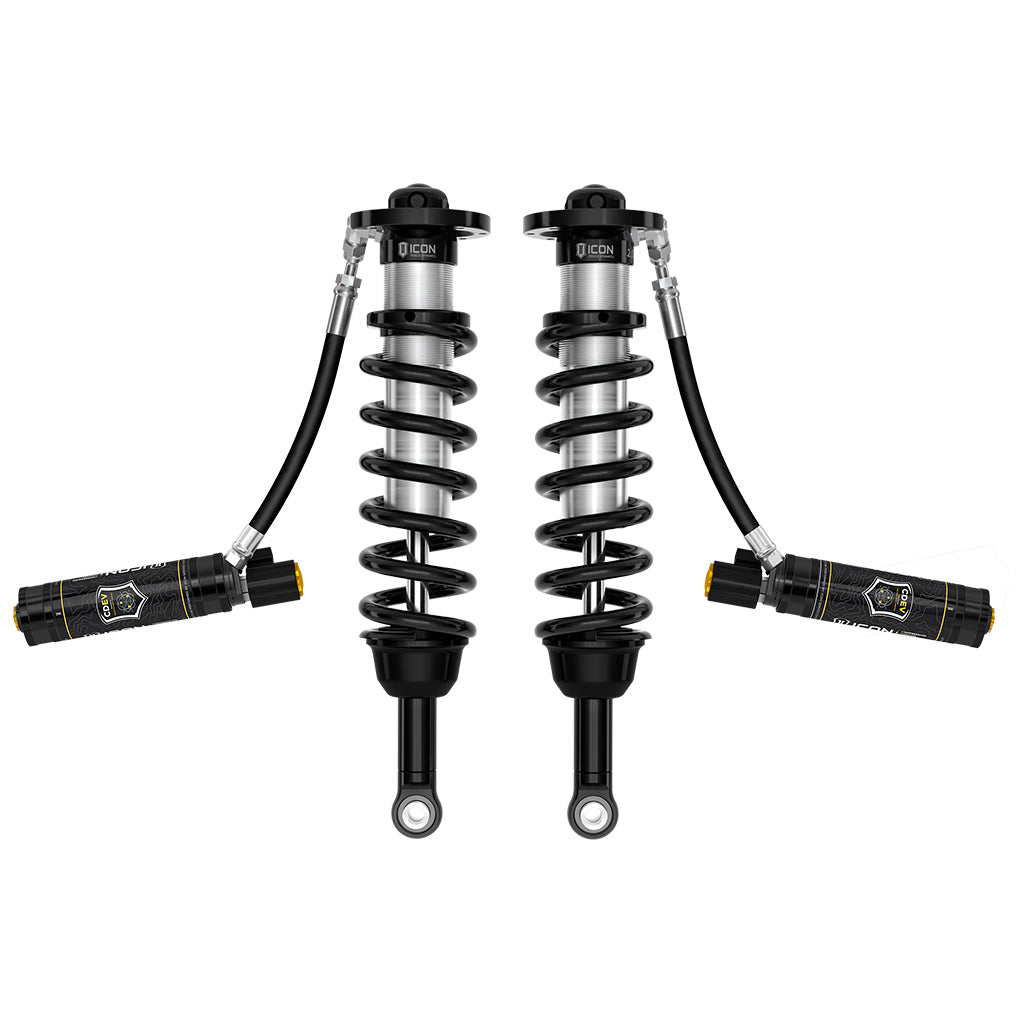 ICON 58770E Tundra 1.25-3.5"/Sequoia 3-4.5" 2.5 VS Front CO Kit w/CDEV Pair