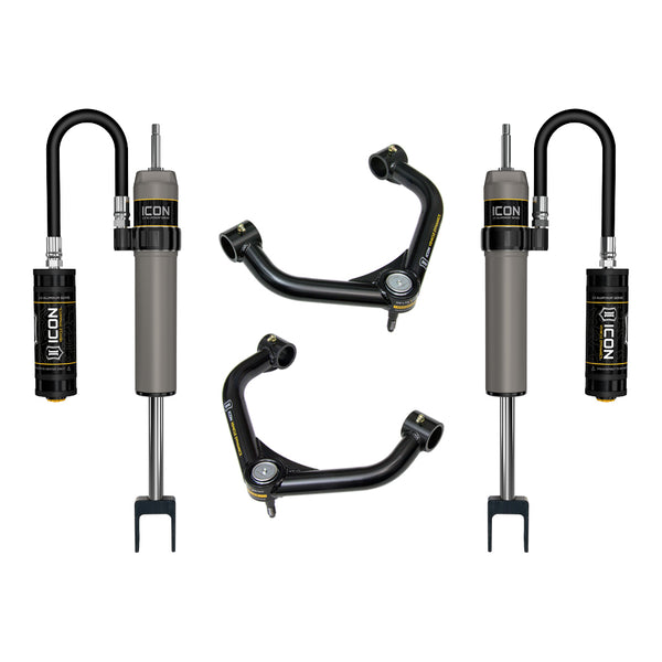 ICON 78724 GM 2500/3500 HD 0-2" Lift 2.5 VS RR Shock System Tubular UCA