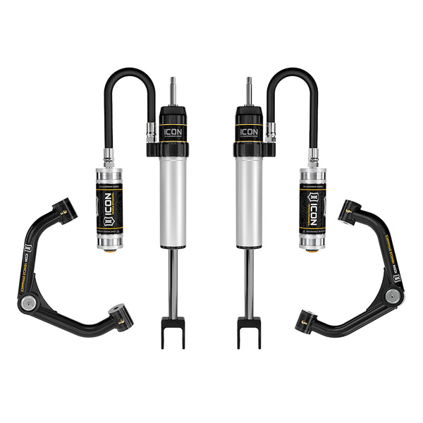 ICON 78734T GM 2500/3500 HD 0-2" Lift 2.5 VS Shock System RR/CDCV Tubular UCA