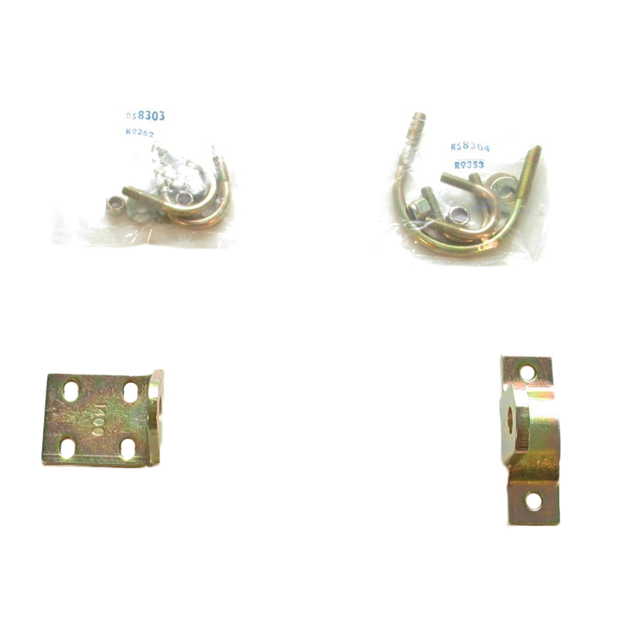 Rancho RS5508 Front Steering Stabilizer Bracket Kit Chevrolet, Dodge, Ford, GMC, International, Isuzu, Jeep, Mitsubishi, Suzuki, Willys