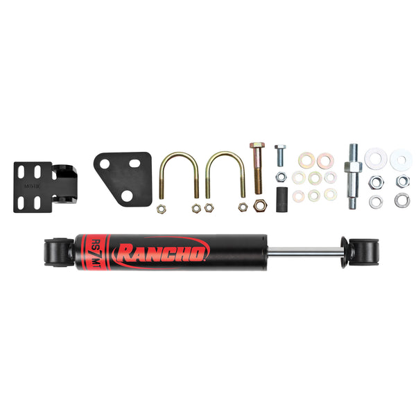 Rancho RS97357 Front Steering Damper Kit Jeep Wrangler/JK