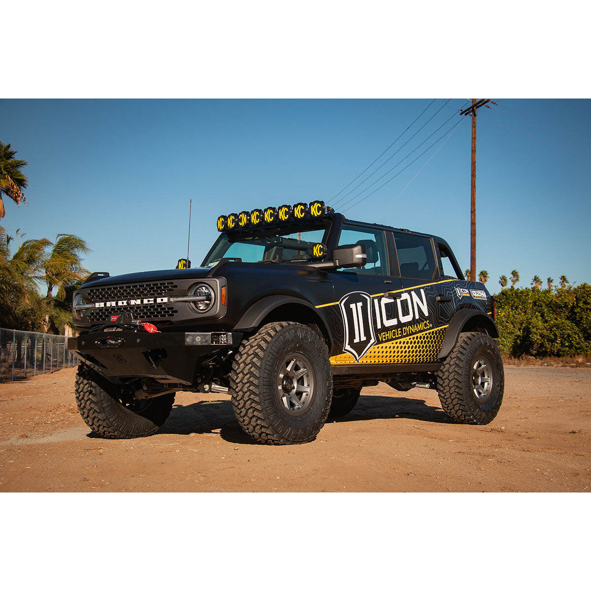 ICON 44000 Ford Bronco Rear Billet Lower Link Kit