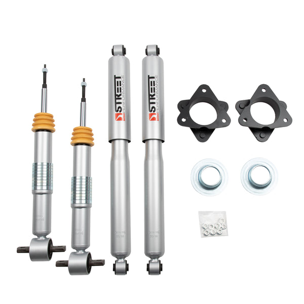 Belltech 1023SP Leveling Kit 3" Strut Spacer Inc. Front and Rear Trail Performance Struts/Shocks